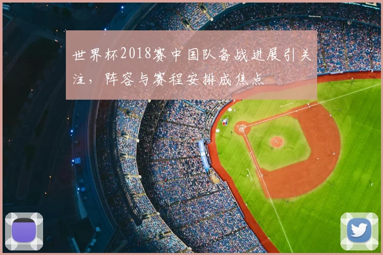 世界杯2018赛中国队备战进展引关注，阵容与赛程安排成焦点